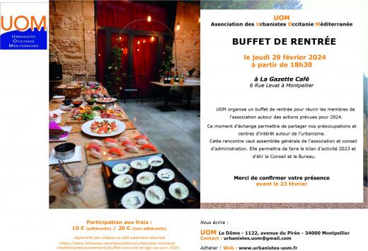 Buffet de printemps flyer